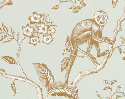 Pierre Frey Jardin De Paradis Behang Les Dessins&nbsp;FP327002