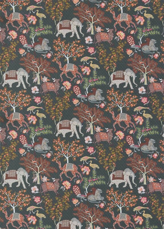 Pierre Frey Jardin De Mysore Behang Les Dessins&nbsp;FP310004