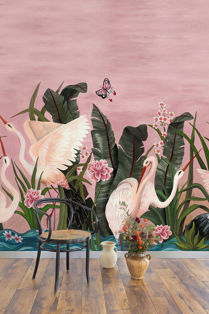 Coordonne Believe in Flight Sunrise flight 8000059 behang heron gucci  Laura Torroba 3.jpg