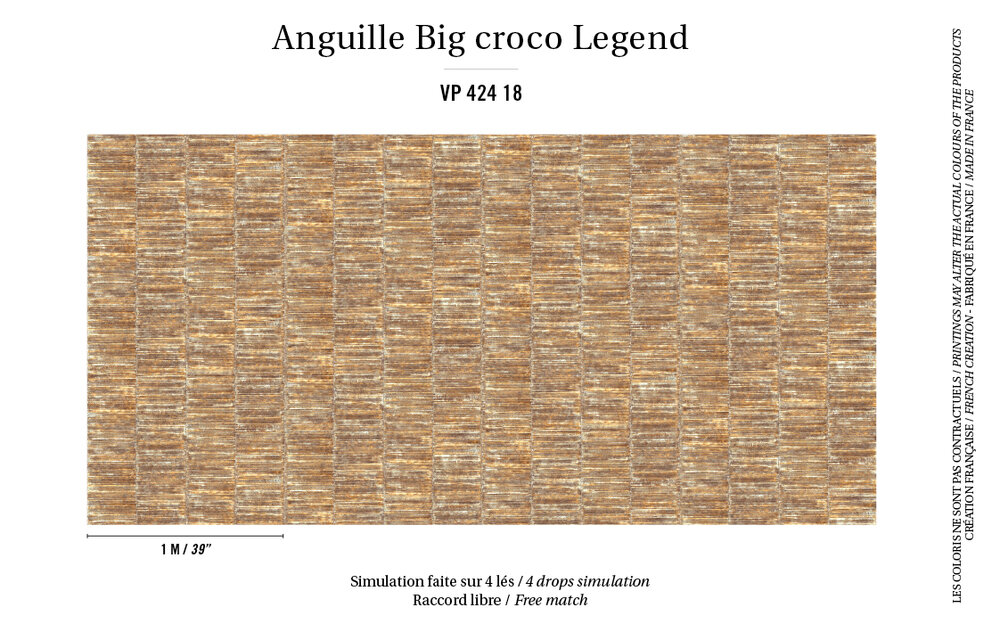 ELITIS Anguille Legend Behang Collectie VP_424_18