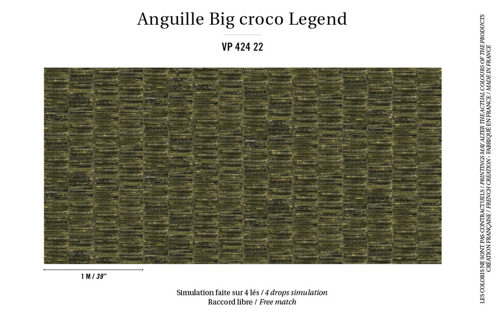 ELITIS Anguille Legend Behang Luxury By nature Amsterdam VP_424_22