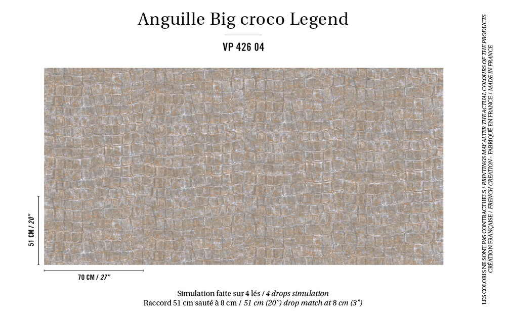 ELITIS Big Croco Legend Behang VP_426_04