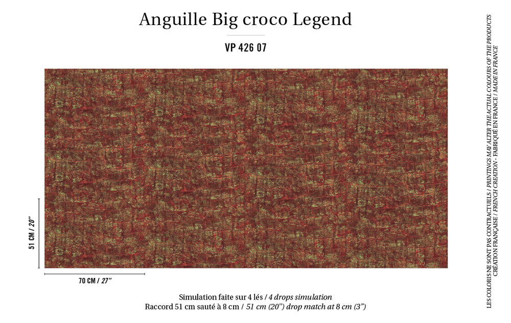 ELITIS Big Croco Legend Behang VP_426_07