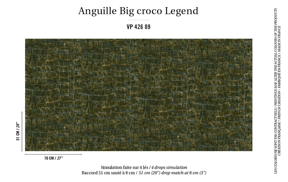 ELITIS Big Croco Legend Behang VP_426_09