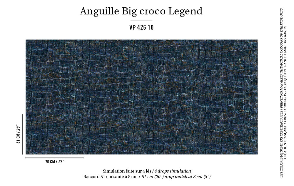 ELITIS Big Croco Legend Behang VP_426_10