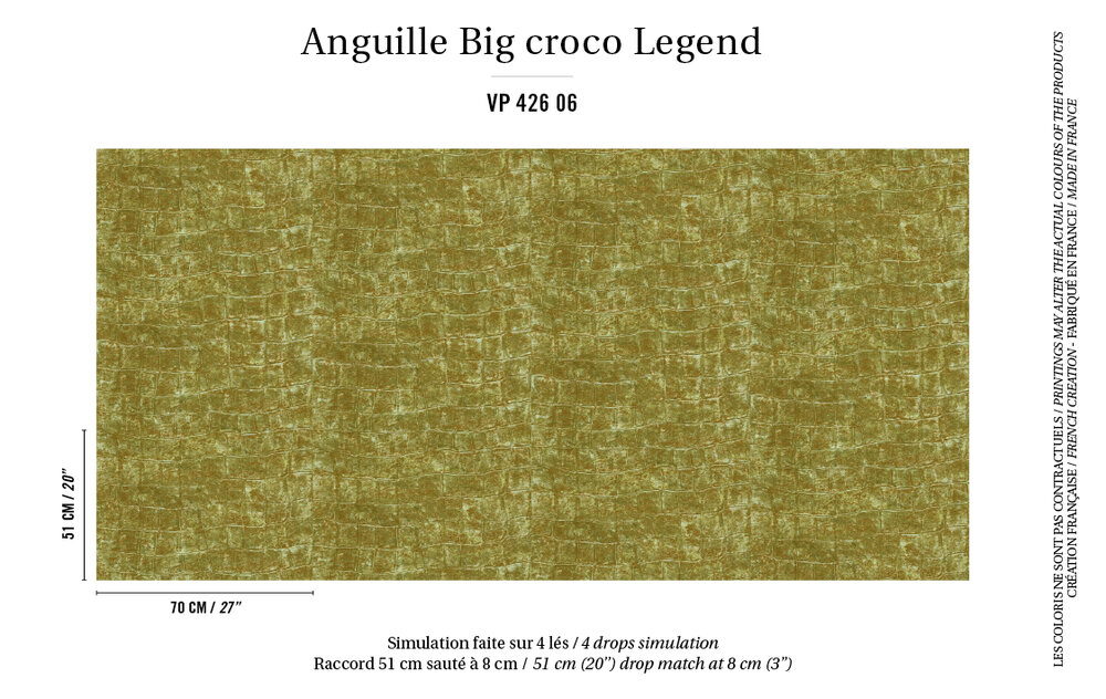 ELITIS Big Croco Legend Behang VP_426_06