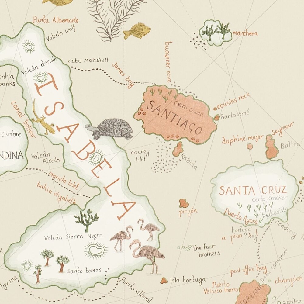 sanderson galapagos behang