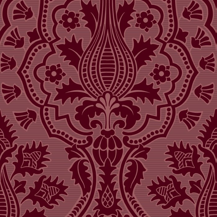 Cole and Son Pugin Palace Flock Behang The Pearwood&nbsp;Collection 116/9034