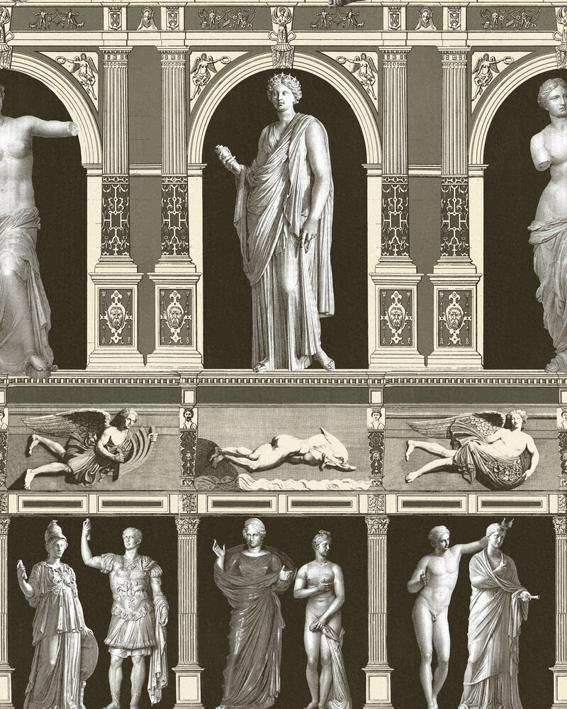 Mind the Gap Statues Antique Behang WP20423