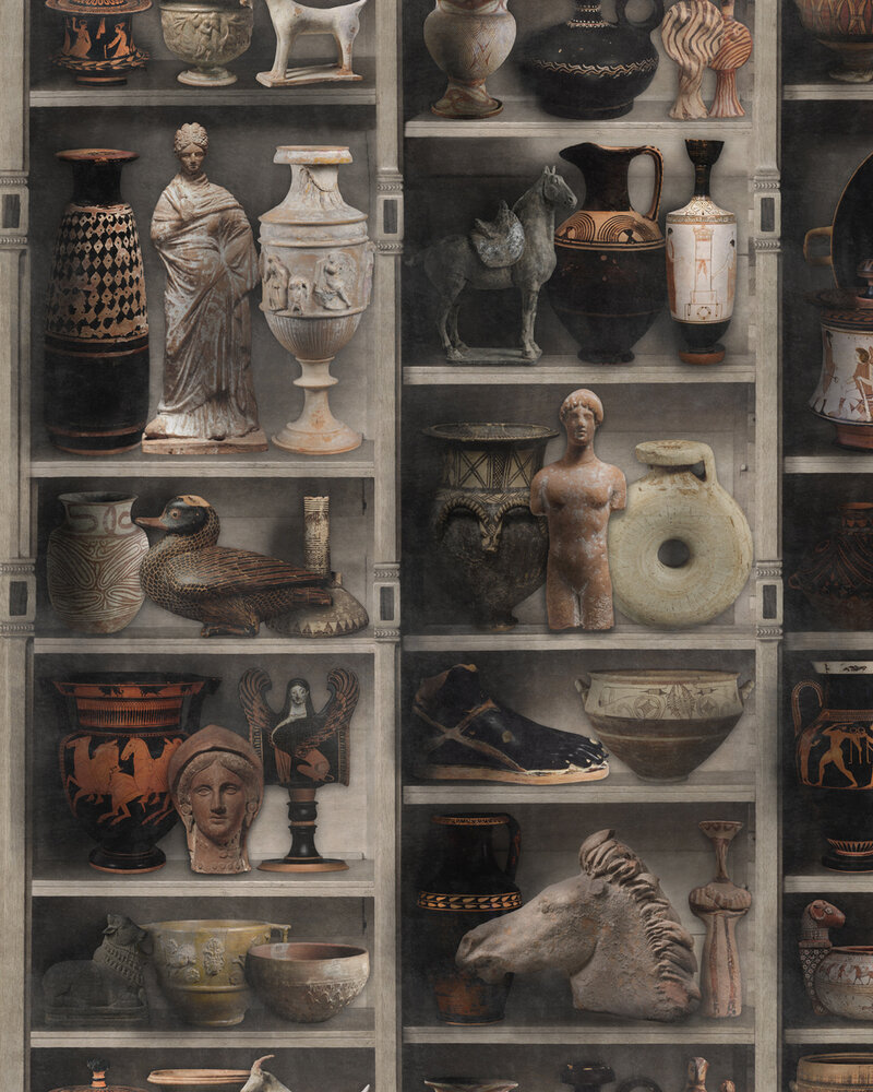 Mind the Gap Greek Pottery Behang WP20417