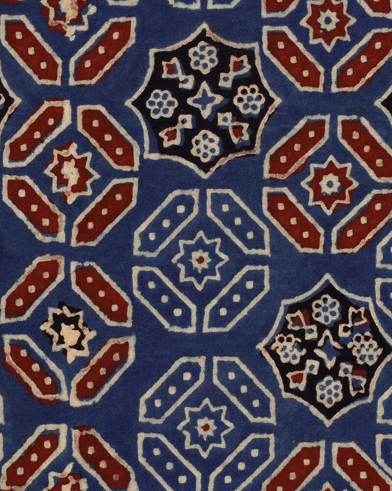 Mind the Gap Ajrak Behang The Home Of An Eccentric Man&nbsp;Behang Collectie WP20412