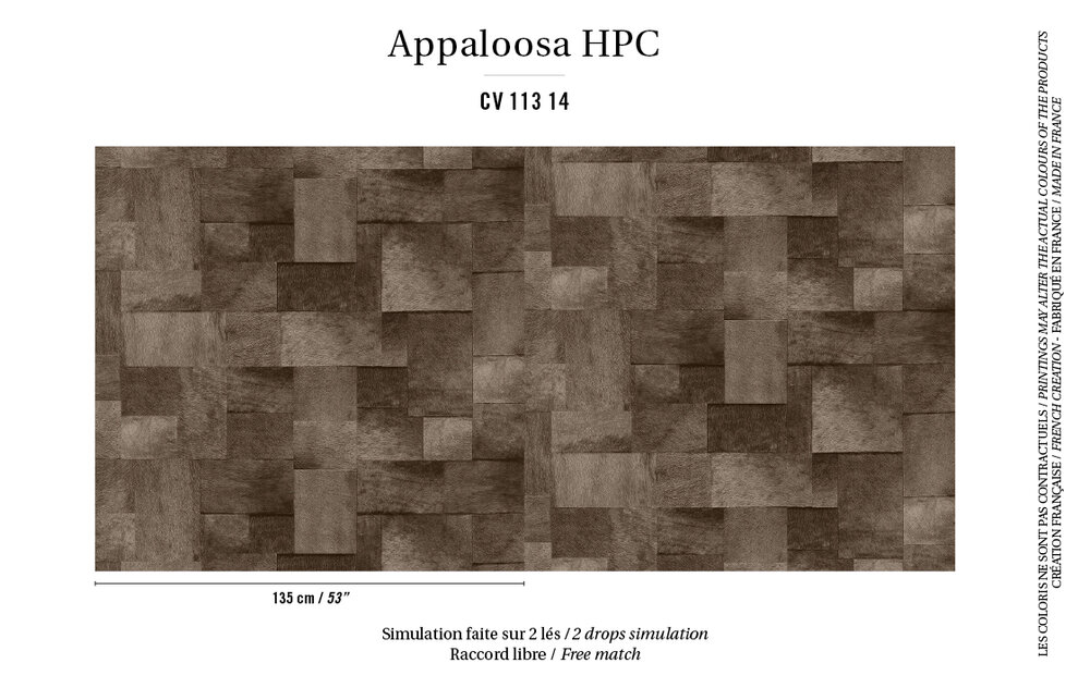 ELITIS Appaloosa Indomptee Project Behang  CV_113_14
