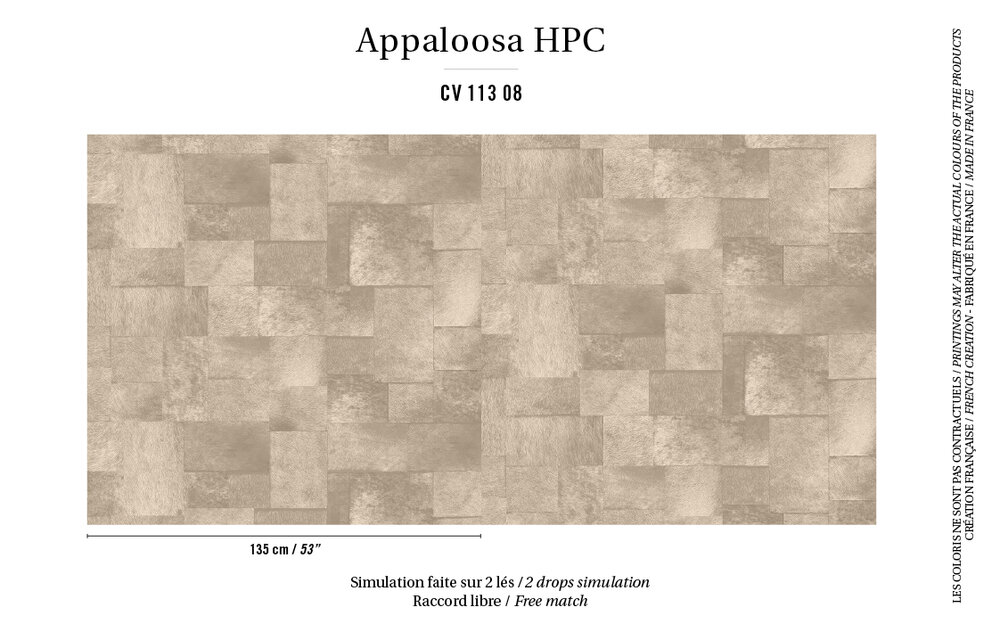 ELITIS Appaloosa Indomptee Project Behang CV_113_08