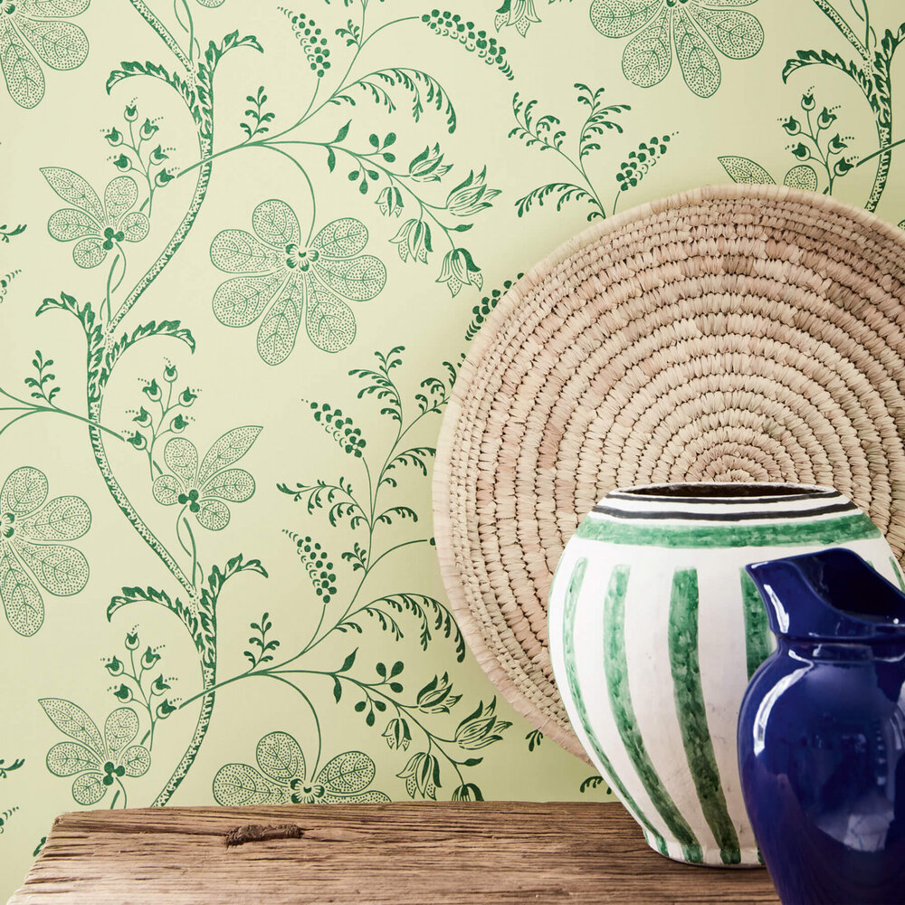 Little Greene Bedford Square Behang Acorn Wallpapers V 