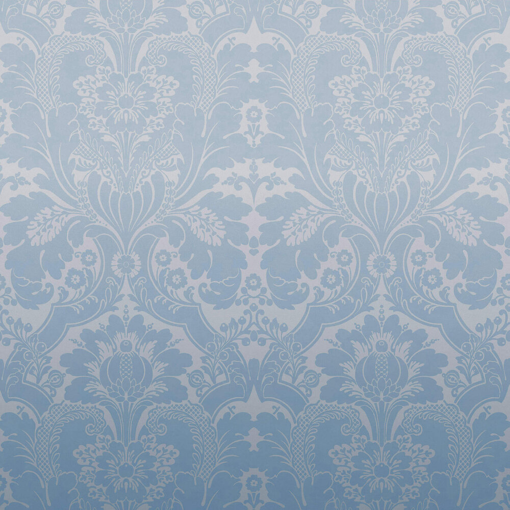 Little Greene St James&#039;s Park Behang Cobalt Fade
