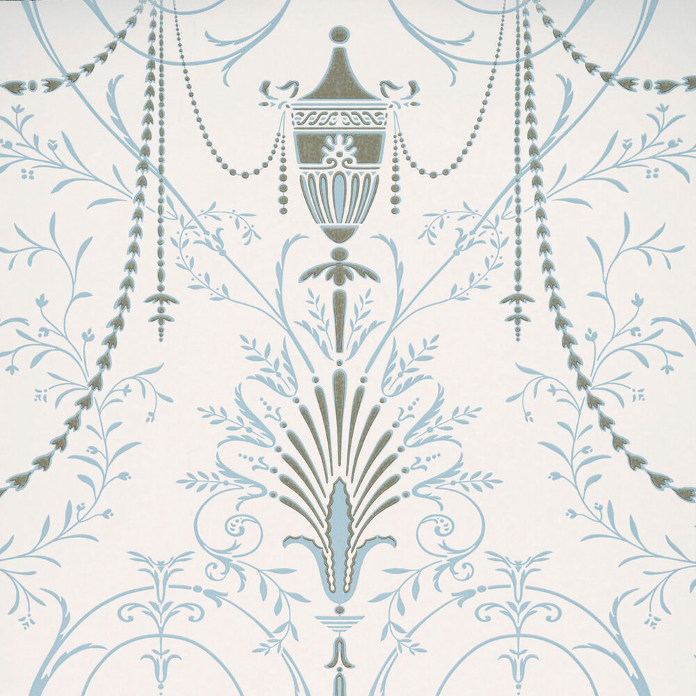 Little Greene Marlborough Behang Crystal  London Wallpapers V