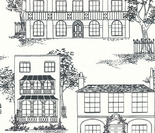 Behang Little Greene Hampstead Ink 20th Century Papers Collectie Luxury By Nature
