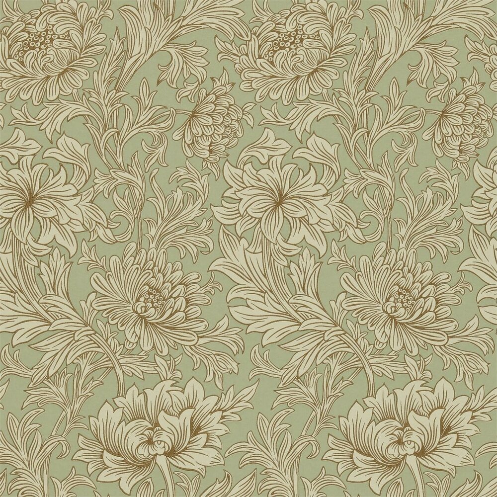 Morris &amp; Co. behang William Morris Compilation 1 - Chrysanthemum toile - 216861