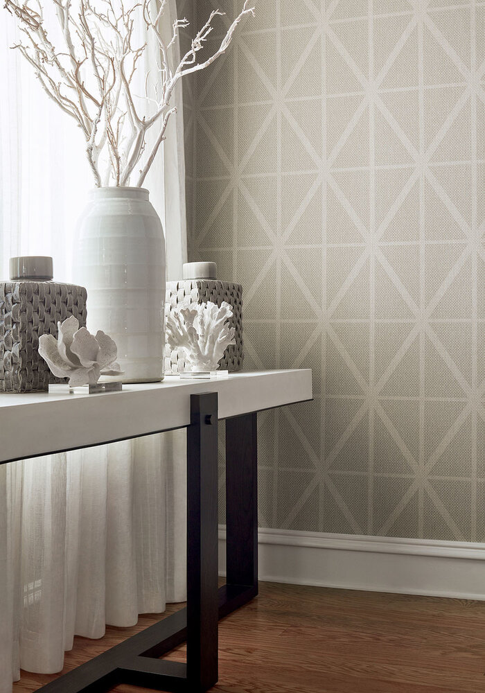 Thibaut Cafe Weave Trellis Behang