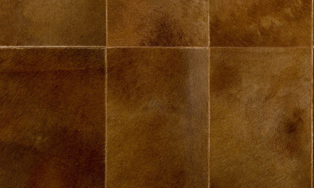 ARTE Rectangle 33507 cognac vacht behang Les Cuirs behang collectie