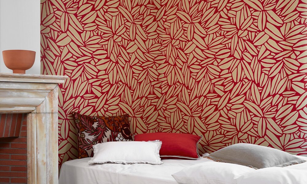 Elitis Succulente Behang&nbsp;Flower Power behang collectie