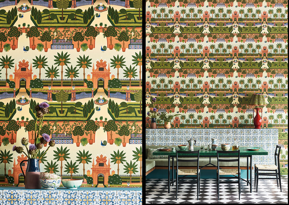 Cole and Son Alcazar Gardens behang 117-7020