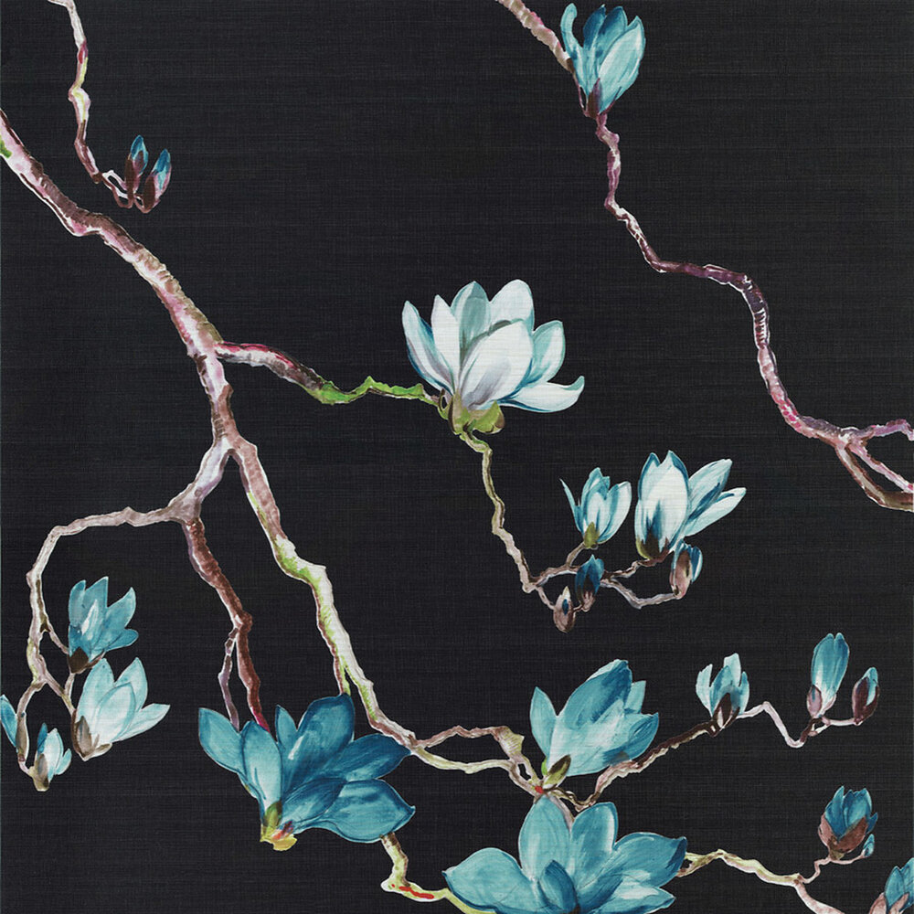 Phillip Jeffries Blossom Behang Multicolor Midnight 6406