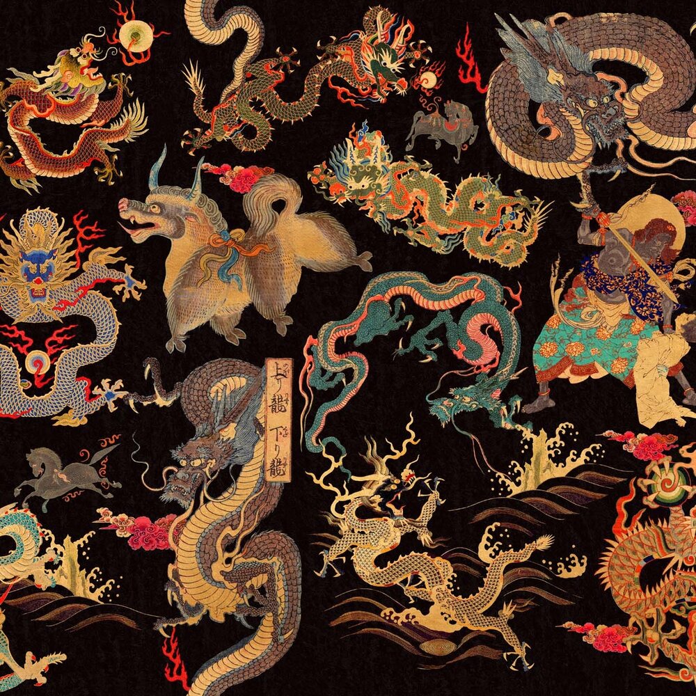 Mind the Gap DRAGONS OF TIBET behang