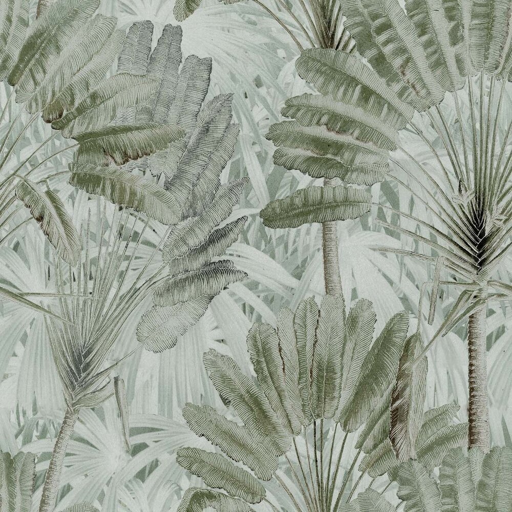  Mind the Gap Traveller&#039;s Palm Neutral behang