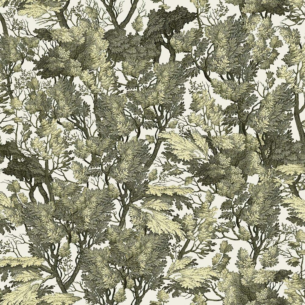 Mind the Gap Tree Foliage Behang