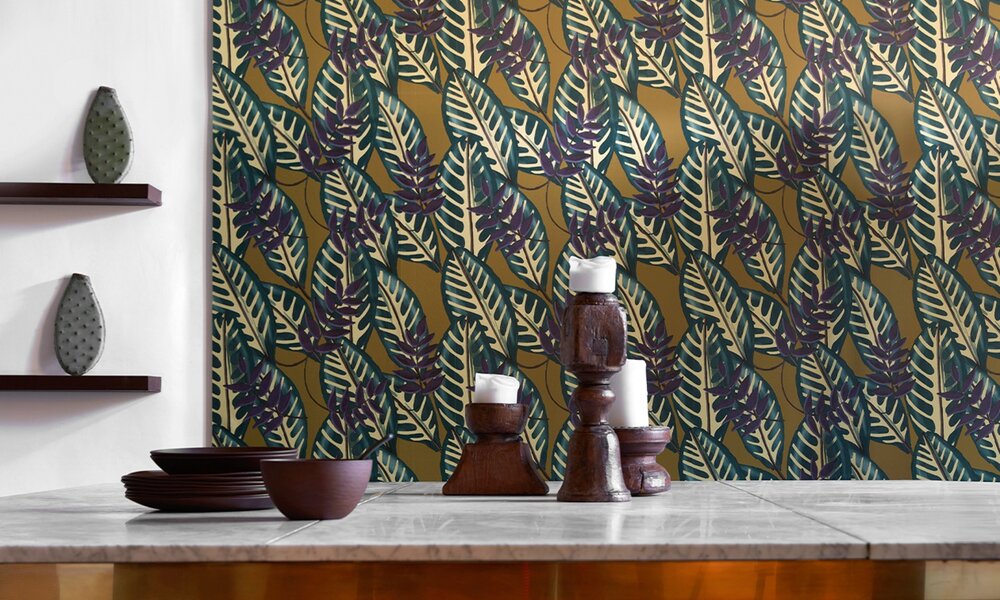 Elitis Alocasia Behang&nbsp;Flower Power behang collectie TP_302_04
