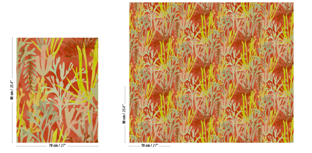 Elitis Algues Behang Flower Power behang collectie TP_303_02