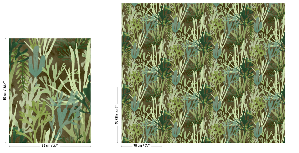 Elitis Algues Behang Flower Power behang collectie TP_303_03