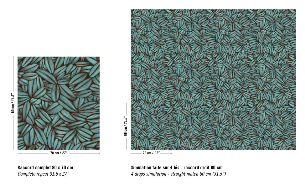 Elitis Succulente Behang&nbsp;Flower Power behang collectie TP_301_03
