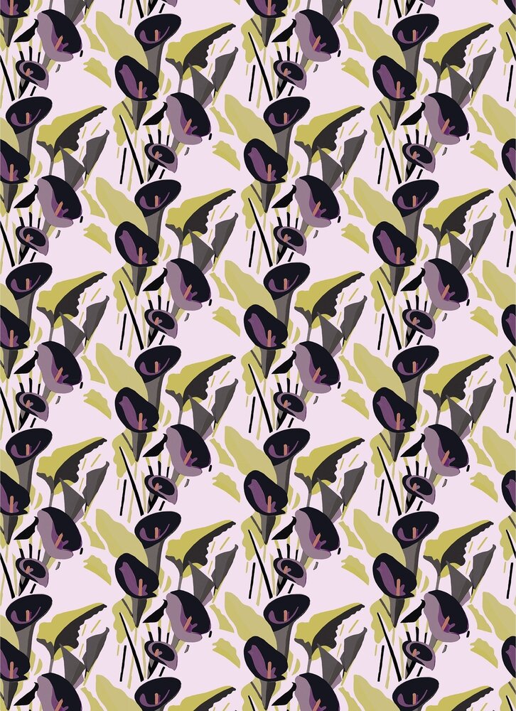 Elitis Arum Behang&nbsp;Flower Power behang collectie TP_304_01