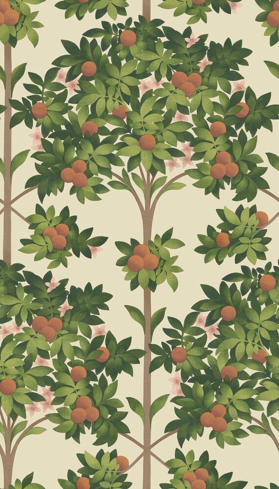 Cole and Son Orange Blossom behang 117-1001 Seville behang collectie