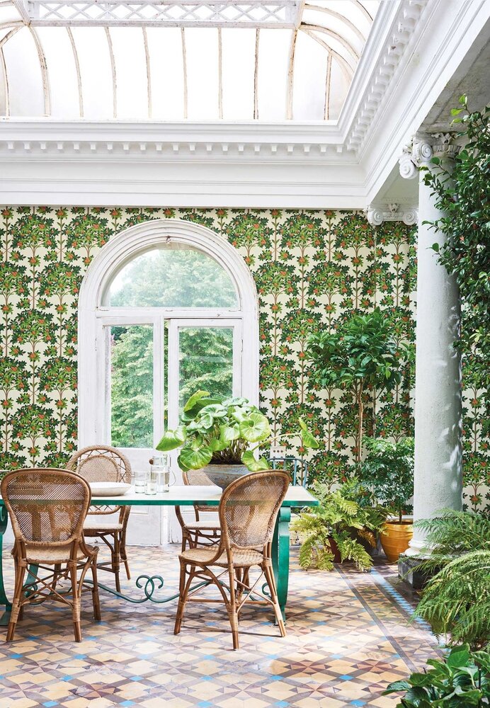 Cole and Son Orange Blossom behang 117-1001 Seville behang collectie