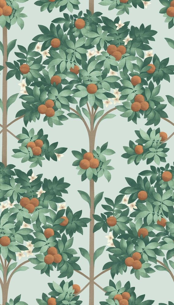 Cole and Son Orange Blossom behang 117/1004 Seville behang collectie
