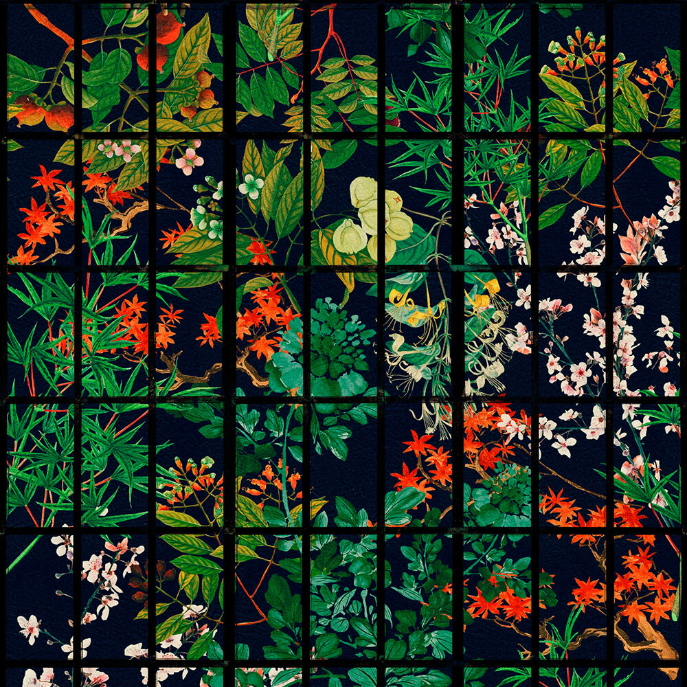Mind the Gap JAPANESE GARDEN by night behang WP20341
