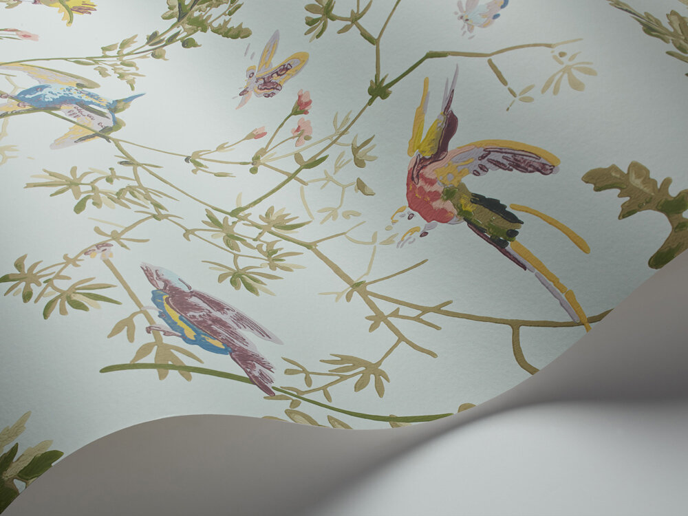 cole and son hummingbirds behang 100/14069 behang detail
