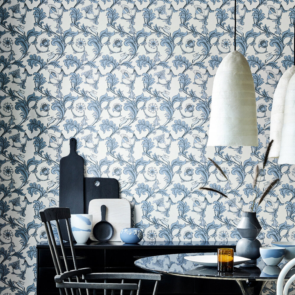 Little Greene Stag Trail Behang National Trust Papers