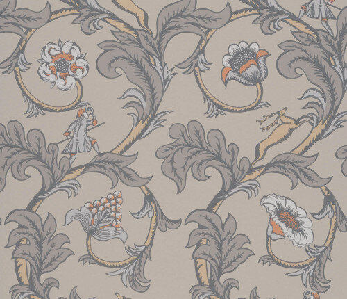 Little Greene Stag Trail Behang National Trust Papers Sterling