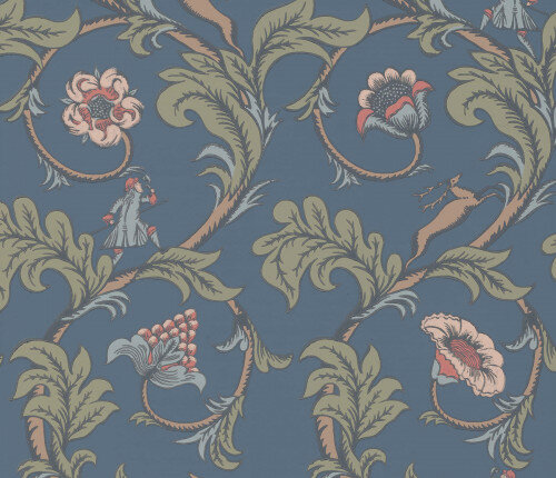 Little Greene Stag Trail Behang National Trust Papers Juniper