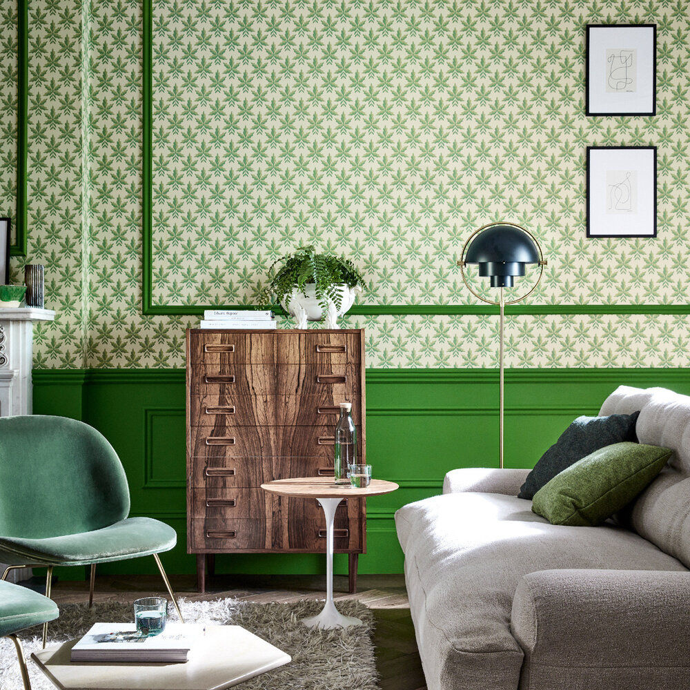 Little Greene Clutterbuck Behang National Trust Papers
