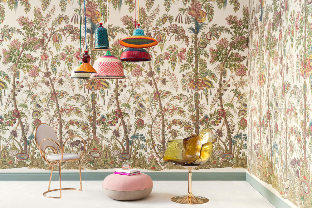 Pierre Frey Le Paradis Aux Mille Fleurs Behang
