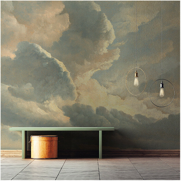Les Dominotiers Sunset Clouds behang DOM 153