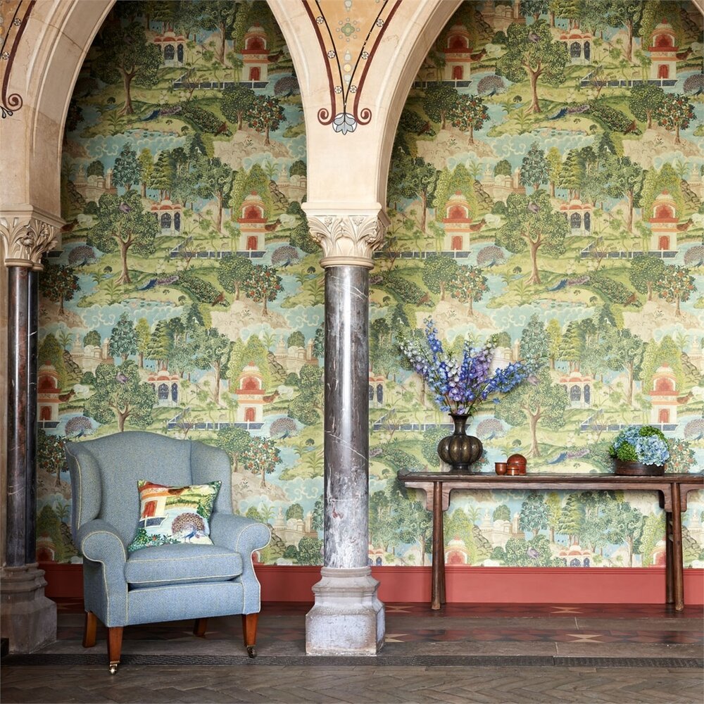 zoffany behang Peacock Garden sfeer 2
