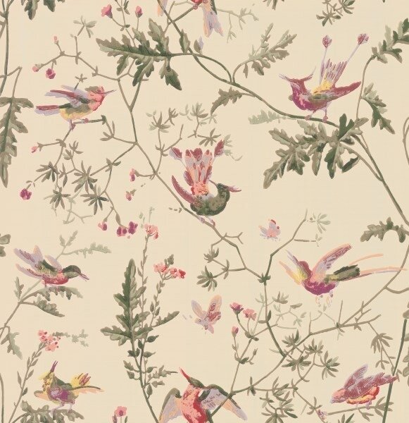 behang cole and son hummingbirds