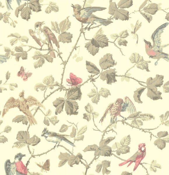 behang cole and son winterbirds