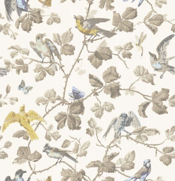 behang cole and son winterbirds